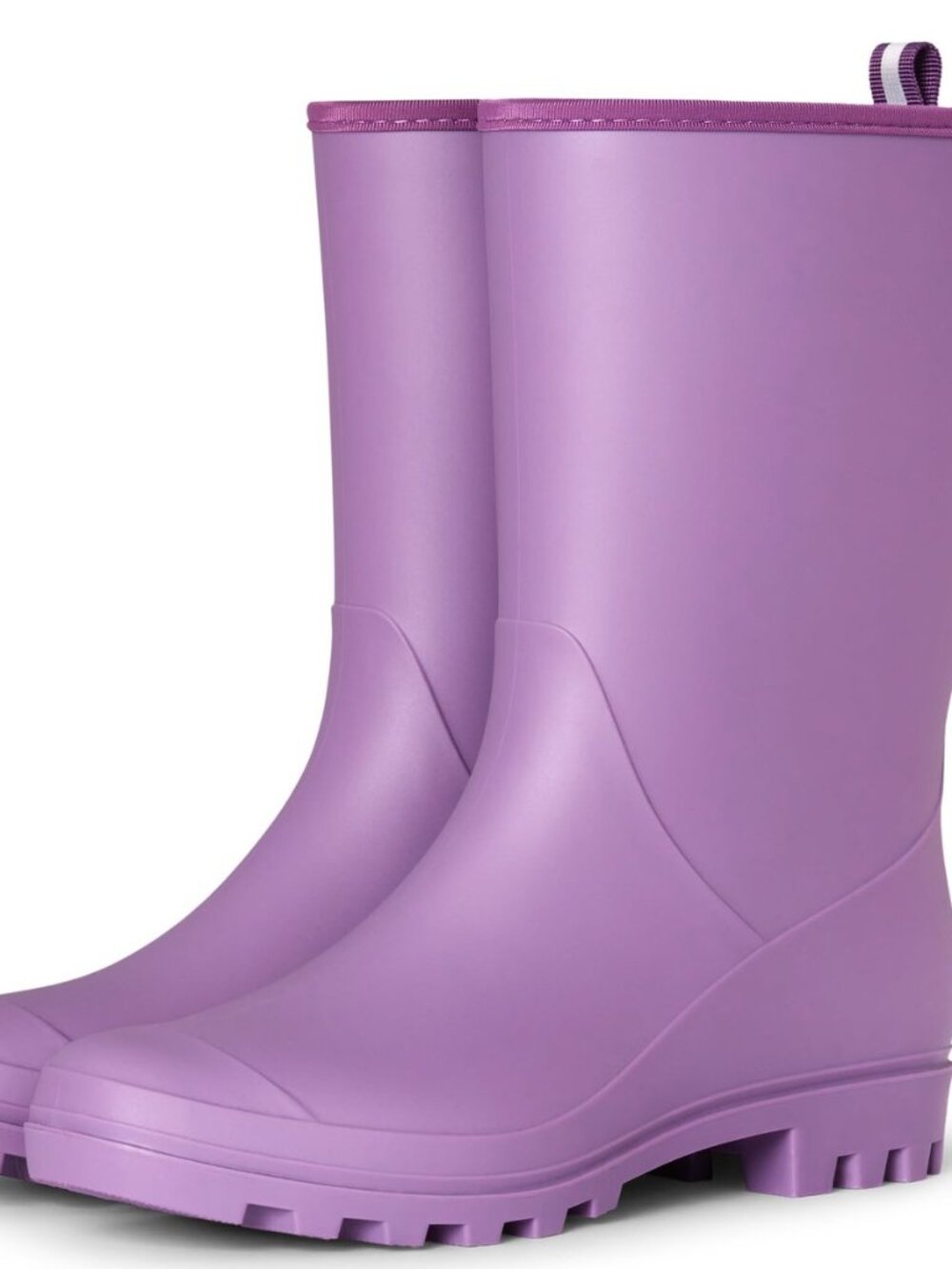 Wide Calf Rain Boots for Women, Waterproof Mid-Calf Garden Boots